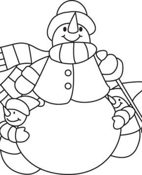 Bonhomme de neige 11 - 10doigts.fr