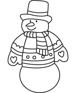 Bonhomme de neige 14 - 10doigts.fr