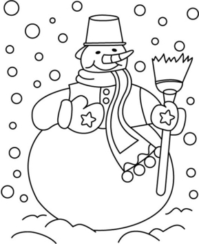 Bonhomme de neige 20 - 10doigts.fr