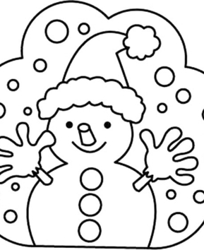 Bonhomme de neige 27 - 10doigts.fr