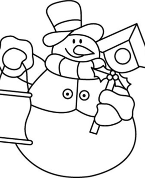 Bonhomme de neige 30 - 10doigts.fr