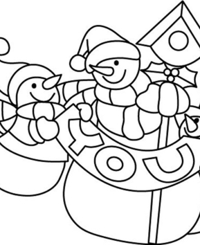 Bonhomme de neige 31 - 10doigts.fr