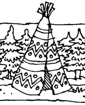 Tente d'indien - 10doigts.fr