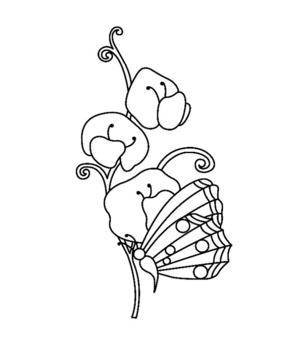 Fleurs et papillons 03 - 10doigts.fr