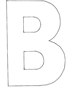 B majuscule - 10doigts.fr