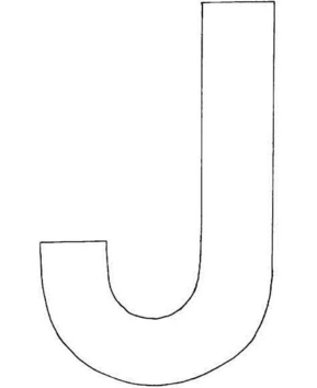 J majuscule - 10doigts.fr