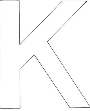 K majuscule - 10doigts.fr