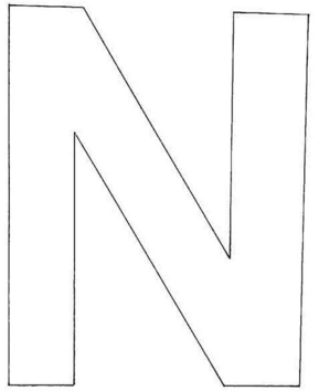 N majuscule - 10doigts.fr