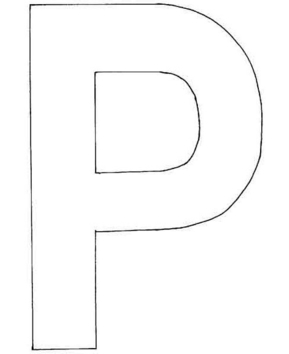 P majuscule - 10doigts.fr