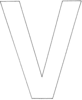 V majuscule - 10doigts.fr