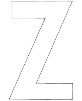 Z majuscule - 10doigts.fr