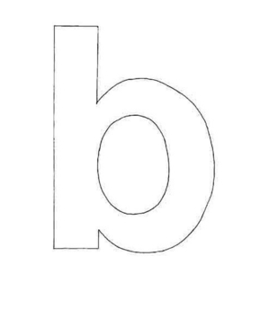 b minuscule - 10doigts.fr