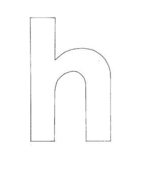 h minuscule - 10doigts.fr