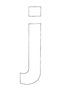 j minuscule - 10doigts.fr