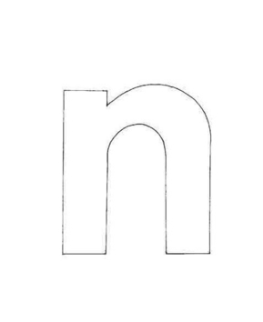 n minuscule - 10doigts.fr