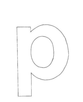 p minuscule - 10doigts.fr