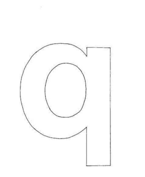 q minuscule - 10doigts.fr