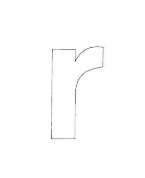 r minuscule - 10doigts.fr