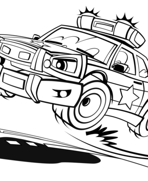 Voiture de police 02 - 10doigts.fr