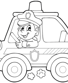 Voiture de police 03 - 10doigts.fr