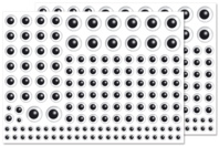 Gommettes yeux - Gommettes Yeux et Visages - 10doigts.fr