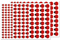 Gommettes coccinelles - Gommettes Animaux - 10doigts.fr