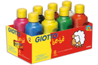 Set de 6 flacons de gouache Giotto Bé-bé - Peinture gouache liquide - 10doigts.fr