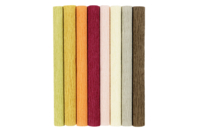 8 feuilles Papier crépon - Couleurs automne - Fleurs en crépon - 10doigts.fr