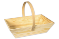 Panier de jardinier ou de vendanges, en bois - Paniers en bois - 10doigts.fr