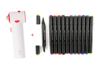 aérographe feutres alcool - Accessoires de dessin - 10doigts.fr