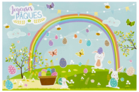 Affiche Paques Gommettes - Kits créatifs gommettes - 10doigts.fr