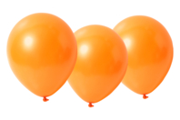 ballons orange halloween - Ballons d'halloween - 10doigts.fr