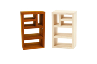 Bibliothèque en bois miniature - Univers Miniature : maison de poupée et miniatures - 10doigts.fr