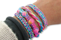 bracelets shamballa arc en ciel - Bijoux Shamballas - 10doigts.fr