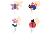 carillon animaux - Suspensions décoratives en bois - 10doigts.fr