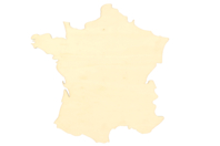 carte de France - Silhouettes en bois - 10doigts.fr