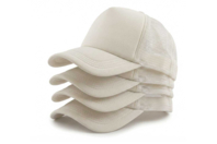 casquette blanche par lot de 4 - Textiles divers - 10doigts.fr