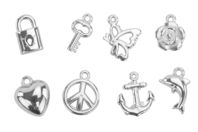 charm's argentés - Breloques, pampilles - 10doigts.fr