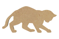 chat en bois à décorer - Animaux en bois - 10doigts.fr