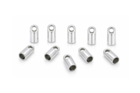 Embouts pour cordon argent Ø 3.2 mm - 10 pcs - Fermoirs bijoux - 10doigts.fr