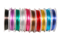 fil aluminium coloré - Fils aluminium - Accessoires Loisirs Créatifs - 10doigts.fr