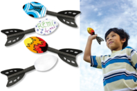 Fusée rocket volante et rebondissante - Plastique Opaque - 10doigts.fr