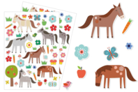 gommettes chevaux - Gommettes Animaux - 10doigts.fr