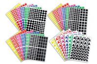 gommettes géométriques - Gommettes formes assorties - 10doigts.fr