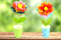 kit fabrication fleurs - Kits clés en main - 10doigts.fr
