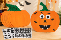 kit halloween citrouille - Kits créatifs Halloween - 10doigts.fr