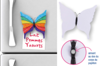 Magnets papillon - Supports en papier - 10doigts.fr
