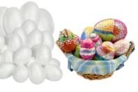 maxi assortiment oeuf polystyrène - Formes de fêtes - Polystyrène - 10doigts.fr