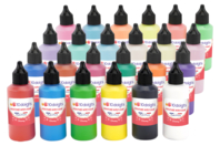 MAXI LOT de 24 flacons 60 ml de peinture acrylique - Peinture acrylique 10doigts - 10doigts.fr