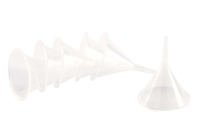 Mini entonnoirs en plastique - 6 pièces - Accessoires de peintures - 10doigts.fr